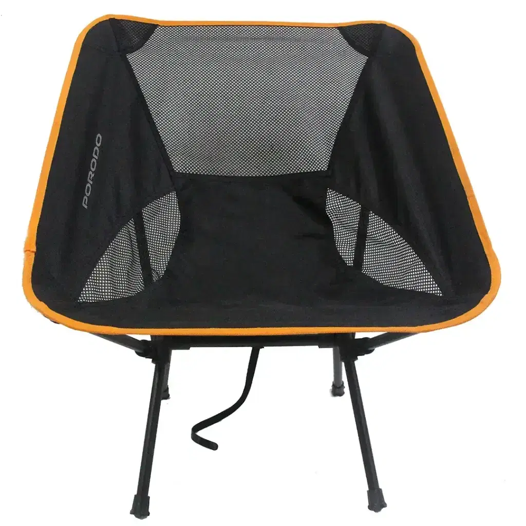 Porodo Lifestyle Mesh fabric Comfort camping chair with Handy Storage Pouch