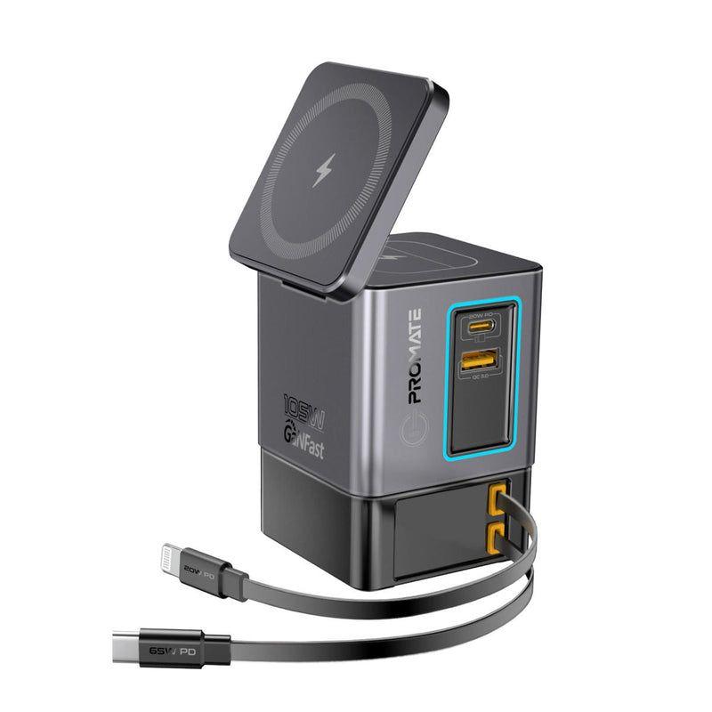 PowerSync‑105 – 105W Multi‑Port Charging Station with GaNFast Technology