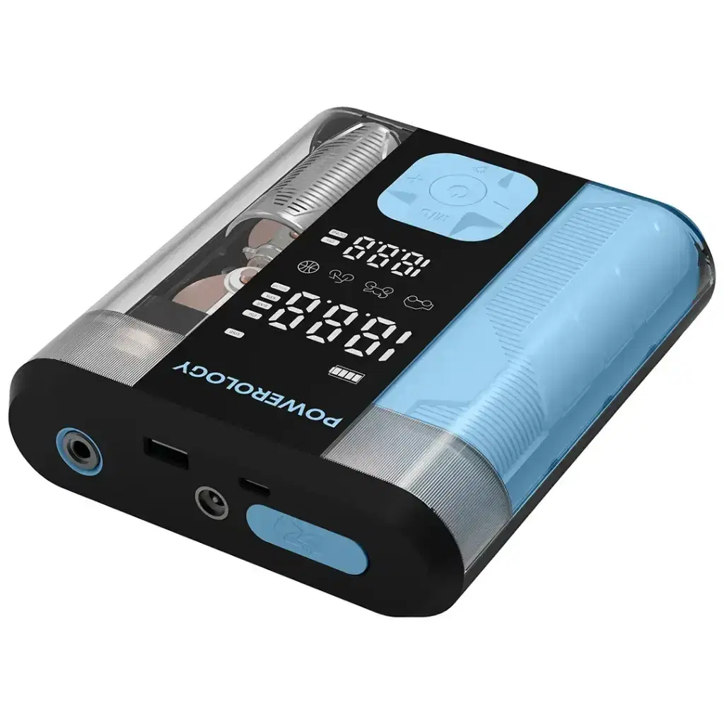 Powerology 3-In-1 Jump Starter & Tire Inflator - PPBCHA96BKBU