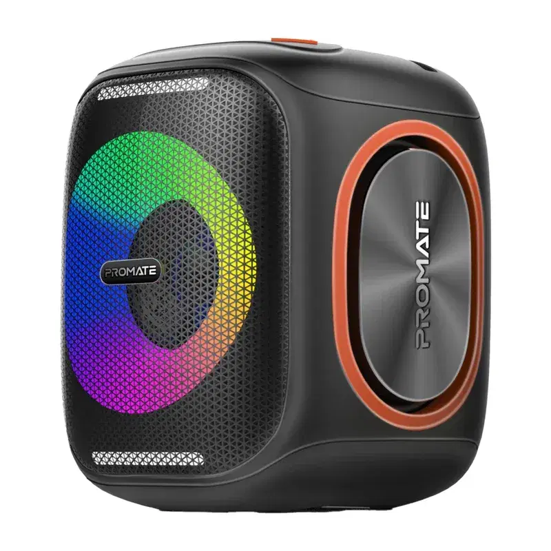 LumiSound™ HD 40W True Wireless Speaker with RGB Lights, 6Hrs Playback