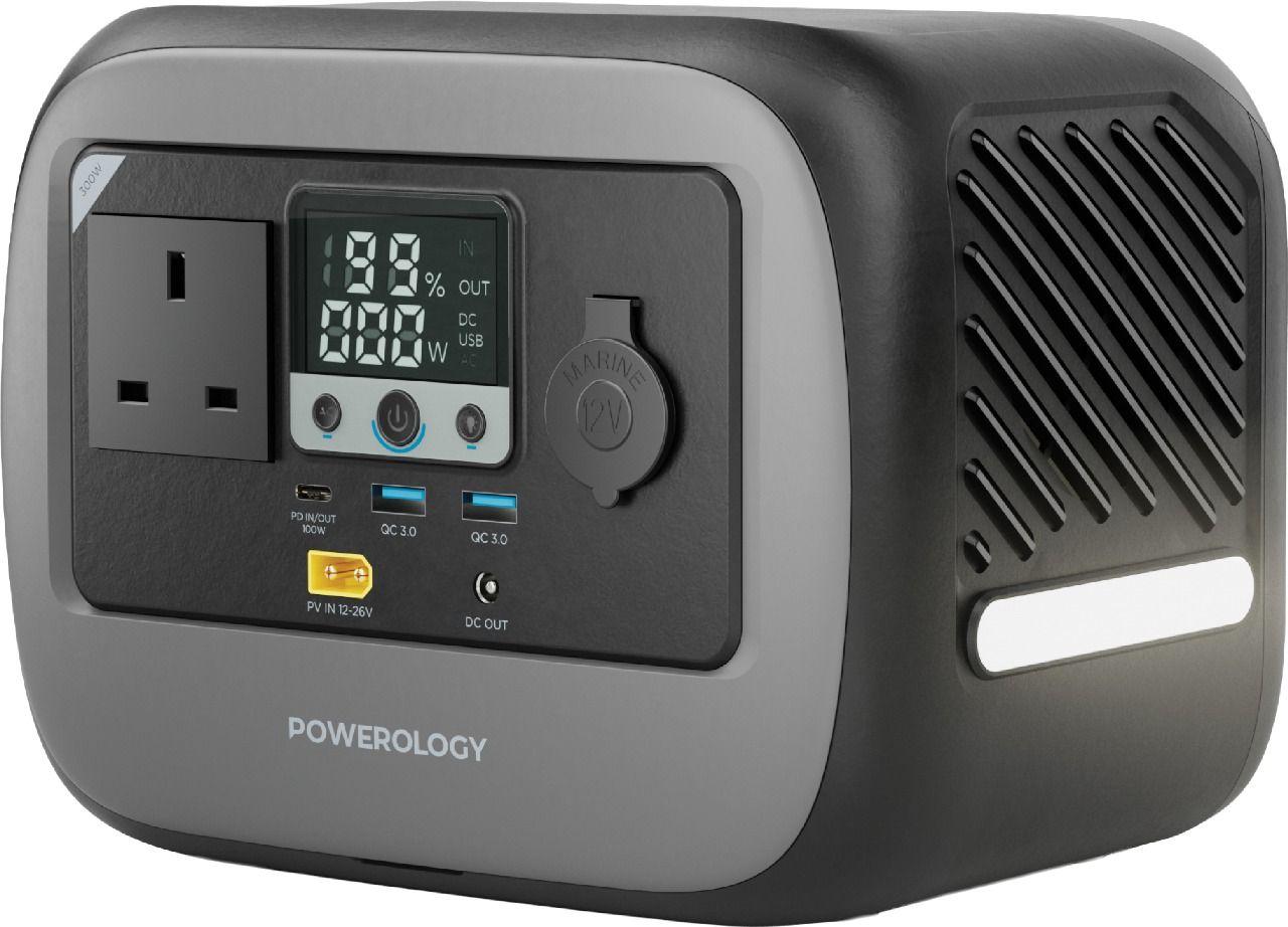 Powerology Pater I Portable Power Station – 300W (PWGC300GY)